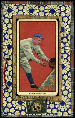 Picture, Helmar Brewing, T206-Helmar Card # 215, Grover Land, Reaching, Cleveland Naps